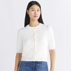 Elegant White Button-Down Shirt